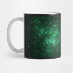 Green pixel universe Mug